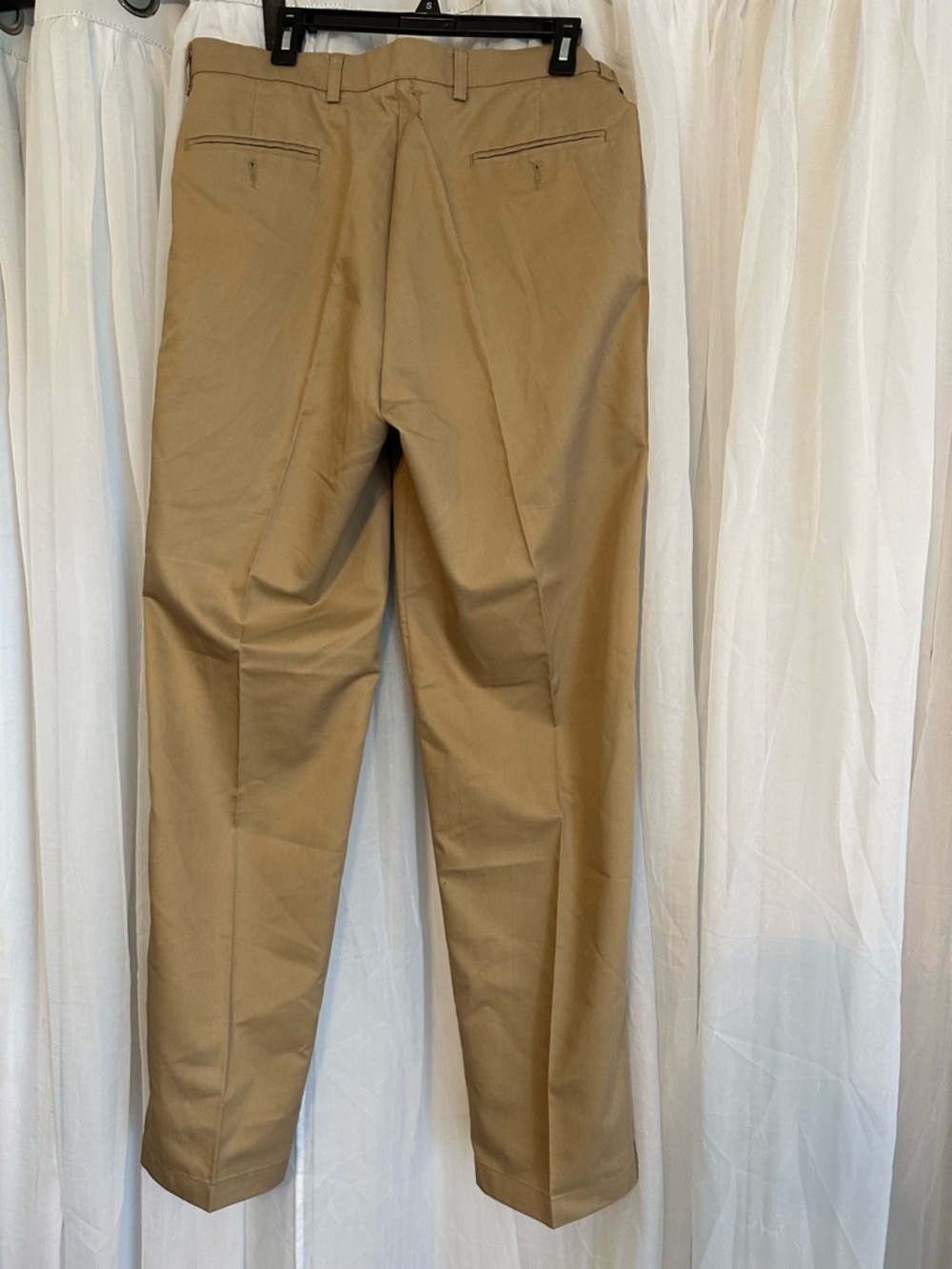 Dockers Mens Khaki Pleated Khaki Dress Pants - Picture 4 of 9